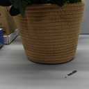 2 Pack Wall Hanging Rope Basket with Artificial Roses Eucalyptus Farmhouse Decor, Jute Basket Floral Arrangement for Entryway Kitchen Bedroom Living Room Home Decorations - Burgundy Champagne