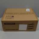 SONGMICS 3-Tier Metal Storage Rack with Wheels, Mesh Shelving Unit with X Side Frames, 23.6-Inch Width, for Entryway, Kitchen, Living Room, Bathroom, Industrial Style, Black UBSC163B01