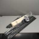 Room Divider, 4 Panel Folding Privacy Screen, 88 Portable Separating with 3 Metal Feet, Partition Room Dividers, Lightweight Freestanding Wall Divider Screen for Office Bedroom Hospital(White)