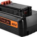 40 Volt MAX 3.0Ah Lithium Replacement Battery for Black and Decker 40V Battery LBX2040 LBXR36 LBXR2036 LST540 LCS1240 LBX1540 LST136W Black+Decker Lithium Battery