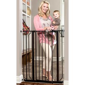 Regalo Easy Step Extra Tall Walk Thru Baby Gate, Bonus Kit, Includes 4-Inch Extension Kit, Pressure Mount Kit and Wall Cups and Mounting Kit, Black, 4 Count (Pack of 1) (29-36.5"W x 36"H) Regalo Easy Step Extra Tall Walk Thru Baby Gate, Bonus Kit, Includes 4-Inch Extension Kit, Pressure Mount Kit and Wall Cups and Mounting Kit, Black, 4 Count (Pack of 1) (29-36.5"W x 36"H)