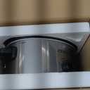 Hamilton Beach 6-Quart Slow Cooker with 3 Cooking Settings, Dishwasher-Safe Stoneware Crock & Glass Lid, Silver (33665G)