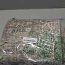 Machine Washable Kitchen Runner Rugs: 2'x 6' Hallway Rug Stain Resistant Non Slip Low Pile Soft Carpet Runners for Hallways Indoor Entryway Kitchen Laundry Room Bedroom Bathroom Farmhouse (Brown Grey Cream)