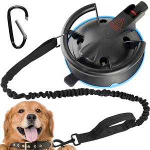 Dog Heavy Duty Suction Cup,Reusable Suction Cup with Leash Tether,Powerful Bathing Suction Cup for Large Size Dogs,High Elasticity Nylon Tether Leash for Pet Dog Cat Shower,Trimming,Grooming