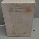 Candle Warmer Lamp Adjustable Timer - Electric Flower Glass Candles Warmers Adjustable Height Dimmable Vintage Base Modern Wax Candles Top Warmers for Small Jar Scented Wax Melts