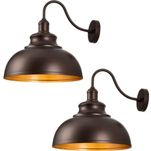 2 Pack Outdoor Wall Lights 16 inch Exterior Barn Wall Sconce Fixture