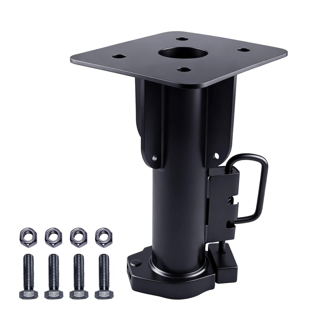 STEGEWOP 15" 5th Wheel to Gooseneck Adapter Hitch, 30,000 lbs | Heavy Duty Towing Conversion, 2-5/16" Ball & 15" Height, Q235 Steel Hitch for RV, Flatbed Trailer & Horse Trailer