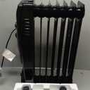 ZAFRO Oil Filled Radiator Heater, 1500W Portable Electric Oil-Filled Radiant Heatings, Space Heater with Tip-Over & Overheat Protection (Black)