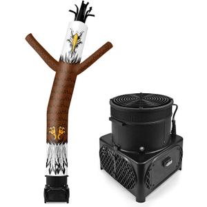 GOODENY 7FT Tall Inflatable Tube Man Eagle Wacky Wavy Dancing Guy with Weather-Resistant Blower (9''Diameter) for Outdoor Decoration Advertising Business Promotion