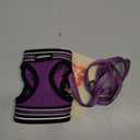 Rabbitgoo Cat Harness and Leash Set for Walking Escape Proof, Adjustable Soft Kittens Vest with Reflective Strip for Cats, Comfortable Outdoor Vest, Purple, M