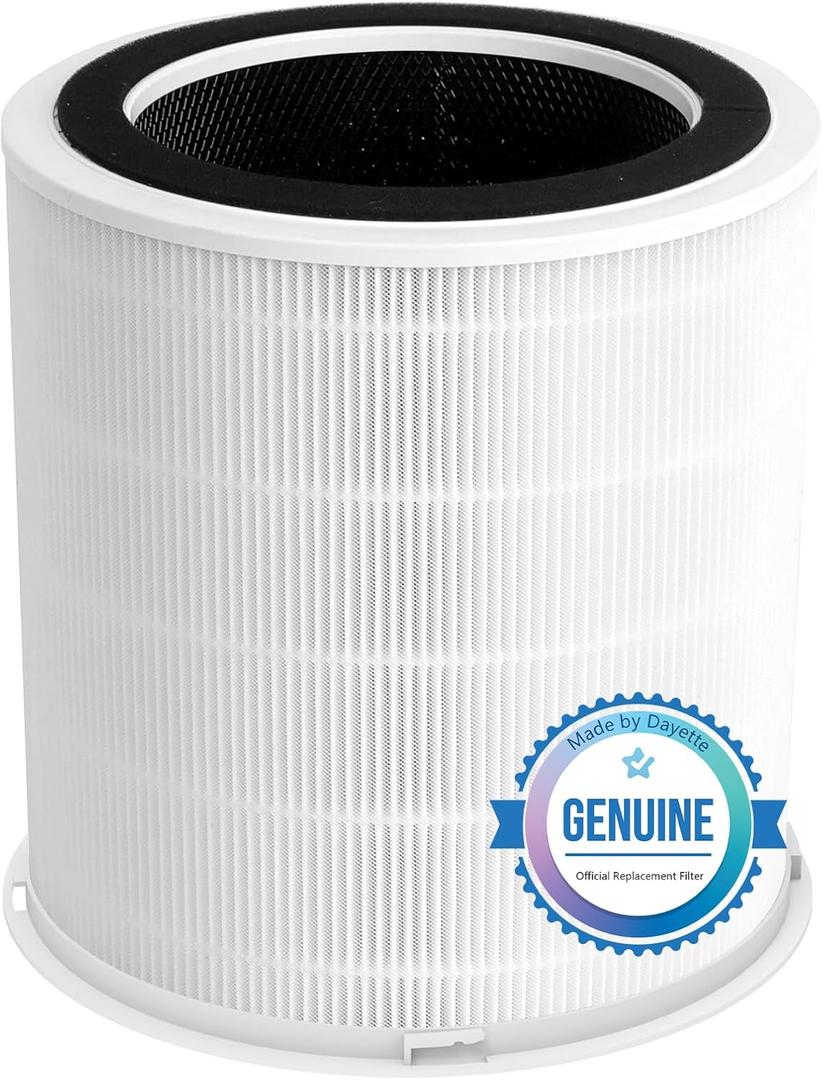 Original H14 Replacement Filter Compatible with DAYETTE Air Purifier AP401 AP402, 4-in-1 H14 Grade True HEPA, High-Efficiency Activated Carbon