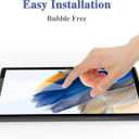 Gerutek [2-Pack Screen Protector for Samsung Galaxy Tab A8 10.5 inch 2021, SM-X200/X205 Tempered Glass Screen Protector, [Ultra Clear] [Anti Scratch] [Easy Install] [9H] for Samsung Tab A8 10.5