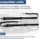2Pcs Rear Left & Right Gate Liftgate Trunk Strut
Compatible with Lexus RX350L RX450hL 2018 2019 2020 2021 2022 Replace 68910-48080 68910-48081 68920-48060 68920-48061
