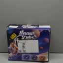 3 Pack 36" Snow Tubes - Inflatable Snow Sled for Kids & Adults, Heavy Duty Sled for Teens Snow Sledding with Hard Bottom & Handles, Winter Snow Toys Gifts for Outdoor Family Tubing Fun,  Space Style