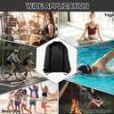 Drawstring Backpack 20Pcs Drawstring Bags, Draw String Back Bag Drawstring Bags Bulk for Sports, Gym, Travel, Swimming, Beach (Black)