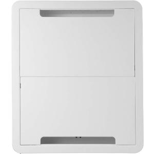 Legrand - OnQ Cable Management, In-Wall Media Box, Dual Purpose Structured Wiring Enclosure with Mounting Bracket, Home Networking Panel, 17 inch, White, ENP1705NAV1