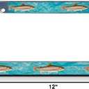 Rainbow Trout Fishing Fish License Plate Frame Tag Holder Cover
