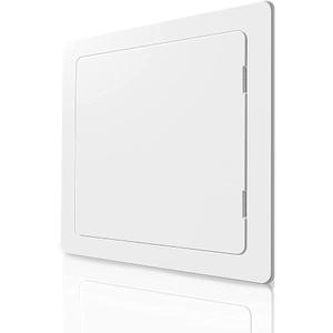 FOEDOY Access Panel for Drywall - 14 x 14 inch - Wall Hole Cover - Access Door - Plumbing Access Panel for Drywall - Heavy Durable Plastic White (14 x 14)