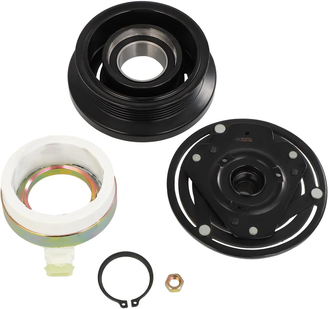 ECCPP AC Clutch Kit for Chevrolet C1500 C2500 C3500 K1500 4.3L 5.0L 5.7L 1993-1995 Fast Cooling AC Compressor Clutch
