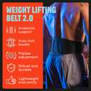 Mava Sports Weightlifting Belt for Men and Women, Weight Belt with Chain for Pullup, Gym Lifting Belt for Powerlifting, Squat, Bodybuilding, Heavy Duty Steel, Workout Belt with Comfortable Support