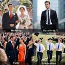 HISDERN Mens Solid Color Ties Formal Satin Necktie and Pocket Square Set Classic Wedding Business Tie & Handkerchief (Orange)