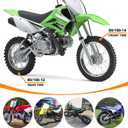 HOLATO Rear 80/100-12 3.00-12 Front 60/100-14 2.50-14 Tire and Inner Tube for 110cc 125cc CRF70 CRF110 KLX110 TTR90 PW80 RM60 RM65 TaoTao DB14 SSR Apollo Coolster Dirt Pit Bike Motorcycle Heavy Duty