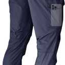 Men's Hiking Pants Lightweight Quick Dry Water Resistant Fishing Travel Climbing Outdoor Stretch Cargo Work Pants, 36W/32L