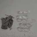 Eyekepper 5-pack Oversized Reading Glasses Square Large Frame Readers for Men and Women - Clear +1.50