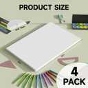 24x36" White Poster Board 4 Pack, 5MM Thick Foam Core Board, Large Lightweight Foam Board for Projects, Display Boards for Crafts, Paintings Prints, Art, Display, Presentation