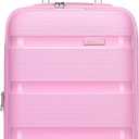 Kono 20 Inch Expandable Carry on Luggage, Airline Approved Suitcase, Pink
22x14x9 Lightweight PP Hard Shell Smooth 360 Spinner Wheels with TSA lock for Short Trips, Size: Carry-on 20-inch expandable