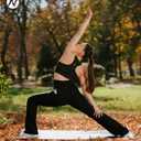 Nirlon Cotton Bootcut Yoga Pants Size 10, Height: 5'2" - 5'5" | 30" Inseam Black