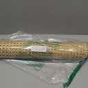 14" Width Cane Webbing 3.3Feet, Natural Rattan Webbing for Caning Projects, Woven Open Mesh Cane for Furniture, Chair, Cabinet, Ceiling