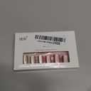 Cat Eye Press on Nails Short Square Fake Nails Pink Nails Press Ons Bling Glitter Design Stick on Nails Glossy Artificial Acrylic Glue on Nail for Women Manicure 24Pcs 