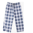 Ekouaer Capri Pajama for Women  Soft Sleepwear with Pockets Navy Plaid 2XL