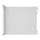 Retractable Baby Gate Perma Child Safety 33" Tall x 55” Wide, Mesh, for Stairs, Doorways, Dogs, Pets, Indoor, Outdoor, One-Handed Operation, Locking, Easy Install, Hardware Mount, White