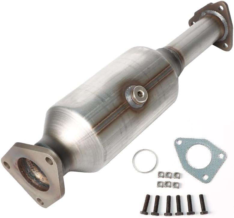 Direct Fit Catalytic Converter with Gaskets Compatible with Honda Accord 2003-2007 2.4L l4 Cat Converter Stainless Steel Replace 16299 18160RAAA11, 18160RADL11(EPA Compliant) 