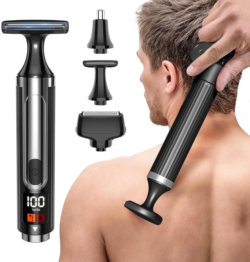 NUBACK Electric Back Shaver for Men