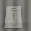 PEIOUS Wireless Mouse Jiggler - LED Wireless Mice with Build-in Mouse Mover, Rechargeable Moving Mouse for Laptop with Undetectable Random Movement Keeps Computers Awake - Blue to White