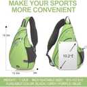 INOXTO Sling Bag, Multipurpose Crossbody Shoulder Bag for Men and Women