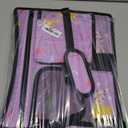 Kids Travel Tray for Car Airplane - Toddler Car Seat Table Tray, Road Trip Essentials for Boys & Girls, Carseat Lap Desk for Kids Road Trip Activities (Purple Mermaid)