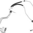 GM Genuine Parts 84828848 Engine Oil Cooler Hose Kit with Bracket, Gasket and Bolt, Black