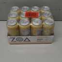 ZOA Zero Sugar Energy Drinks - Pineapple Coconut | Healthy Energy Formula with Natural Caffeine, Daily Vitamin C, Essential B-Vitamins | Gluten-Free, Keto Friendly | 16 Ounce Cans (Pack Of 12) (EXP 12/02/26)