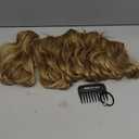 REECHO Clip in Hair Extensions, 4PCS Hair Extensions 24" Thick Long Beach Waves hair extensions HE003 Invisible Lace Weft  Medium Blonde with Blonde Highlights