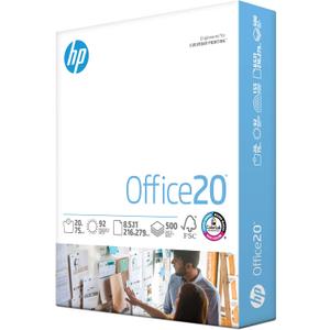 HP Printer Paper | 8.5 x 11 Paper | Office 20 lb | 1 Ream - 500 Sheets | 92 Bright | Made in USA - FSC Certified | 172160R