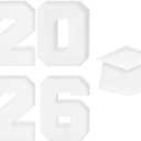 2026 New Year Plastic Number Box with Charcuterie Board, 10 Inch Fillable Storage Box, Party Decoration (2026 Number)