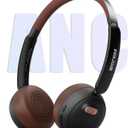 Sirius Over-Ear Noise Cancelling Headphone 70H Playtime Wireless ANC/ENC Bluetooth Retro On Ear Hybrid Headphones Lightweight with Built-in Microphone for Kids Students Sports Gym-Black