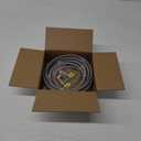 PLUMBERMASTER Dishwasher Installation Kit, 6ft Water Supply Line with with 3/8" x 3/8" Compression,3-Prong Straight Power Cord, Elbow Connectors&Adapters,Braided Stainless Steel Dishwasher hose Kit