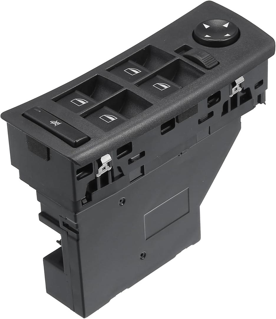 ACROPIX Front Left Driver Side Master Power Window Switch Fit for BMW X5 E53 3.0i 4.4i 2001-2006 No.61316962505/61316916599 - Pack of 1 Black