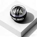 Gyro Power Wrist Trainer Ball - Strengthen Arms, Fingers, Wrist Muscles & Bones. Features Vibrant LED Lighting - Manual Spin for Fitness & Rehab!