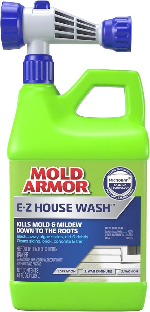 MOLD ARMOR 64 oz. E-Z House Wash - Brick, Concrete, Trim & Siding Cleaner